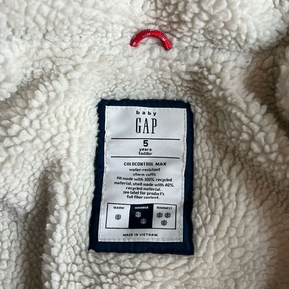 Baby Gap ColdControl Max Puffer Jacket 5T Navy